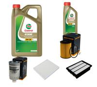 DENCKERMANN Controllo Set 6L CASTROL EDGE 5W-30 C3 Per Hyundai Santa Fé II