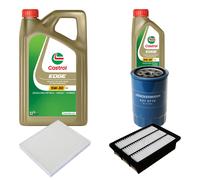 DENCKERMANN Controllo Set 6L CASTROL EDGE 5W-30 C3 Per Hyundai Santa Fé II