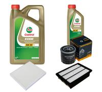 DENCKERMANN Controllo Set 6L CASTROL EDGE 5W-30 C3 Per Hyundai Santa Fé II