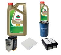 DENCKERMANN Controllo Set 6L CASTROL EDGE 5W-30 C3 Per Hyundai Sonata V 2.0
