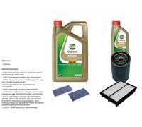 DENCKERMANN Controllo set 6L CASTROL EDGE 5W-30 C3 per Hyundai Tucson 2.0