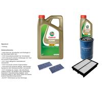 DENCKERMANN Controllo set 6L CASTROL EDGE 5W-30 C3 per Hyundai Tucson 2.0
