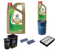 DENCKERMANN Controllo Set 6L CASTROL EDGE 5W-30 C3 Per Hyundai Tucson 2.0
