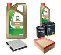 DENCKERMANN Controllo Set 6L CASTROL EDGE 5W-30 C3 Per KIA Carens III 2.0