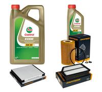DENCKERMANN Controllo Set 6L CASTROL EDGE 5W-30 C3 Per KIA Carens IV CRDi