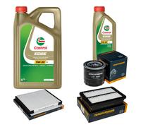 DENCKERMANN Controllo Set 6L CASTROL EDGE 5W-30 C3 Per KIA Ceed 1.6