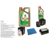 Denckermann Controllo Set 6L castrol edge 5W-30 C3 per Kia Ceed 1.6 T-Gdi Gt / S