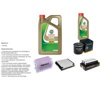 DENCKERMANN Controllo Set 6L CASTROL EDGE 5W-30 C3 Per KIA Cee'D Sportswagon
