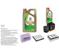 Denckermann Controllo Set 6L castrol edge 5W-30 C3 per Kia Niro 1.6 GDI