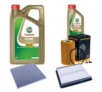 DENCKERMANN Controllo Set 6L CASTROL EDGE 5W-30 C3 Per KIA Optima