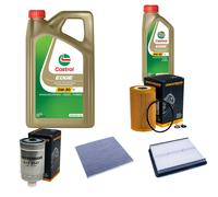 DENCKERMANN Controllo Set 6L CASTROL EDGE 5W-30 C3 Per KIA Optima