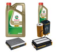 DENCKERMANN Controllo Set 6L CASTROL EDGE 5W-30 C3 Per KIA Sorento III 2.2