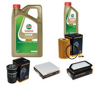 DENCKERMANN Controllo Set 6L CASTROL EDGE 5W-30 C3 Per KIA Soul 1.6 CRDi 128