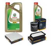 DENCKERMANN Controllo Set 6L CASTROL EDGE 5W-30 C3 Per KIA Soul 1.6 CVVT