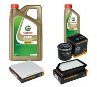 DENCKERMANN Controllo Set 6L CASTROL EDGE 5W-30 C3 Per KIA Soul 1.6 GDi
