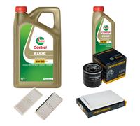 DENCKERMANN Controllo Set 6L CASTROL EDGE 5W-30 C3 Per Mazda 2 1.3