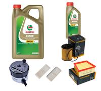 DENCKERMANN Controllo Set 6L CASTROL EDGE 5W-30 C3 Per Mazda 2 1.6 MZ-CD