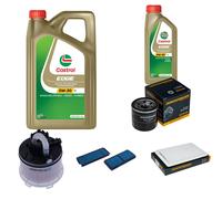 DENCKERMANN Controllo Set 6L CASTROL EDGE 5W-30 C3 Per Mazda 3 1.6 1.4