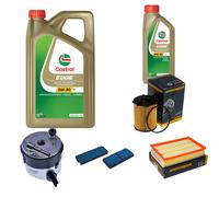 DENCKERMANN Controllo Set 6L CASTROL EDGE 5W-30 C3 Per Mazda 3 1.6 Di Turbo