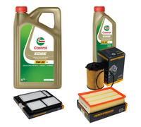 DENCKERMANN Controllo Set 6L CASTROL EDGE 5W-30 C3 Per Mazda 3 1.6 Di Turbo