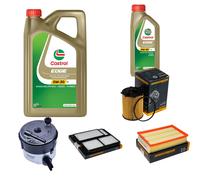 DENCKERMANN Controllo Set 6L CASTROL EDGE 5W-30 C3 Per Mazda 3 1.6 Di Turbo