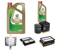 DENCKERMANN Controllo Set 6L CASTROL EDGE 5W-30 C3 Per Mazda 3 2.0