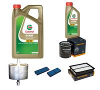 DENCKERMANN Controllo Set 6L CASTROL EDGE 5W-30 C3 Per Mazda 3 2.0
