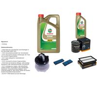 DENCKERMANN Controllo set 6L CASTROL EDGE 5W-30 C3 per Mazda 3 2.0