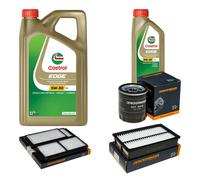 DENCKERMANN Controllo Set 6L CASTROL EDGE 5W-30 C3 Per Mazda 5 2.0
