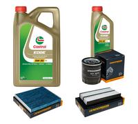 DENCKERMANN Controllo Set 6L CASTROL EDGE 5W-30 C3 Per Mazda 6 Kombi 2.0 MZR