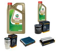 DENCKERMANN Controllo Set 6L CASTROL EDGE 5W-30 C3 Per Mazda 6 Station Wagon