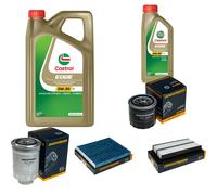 DENCKERMANN Controllo Set 6L CASTROL EDGE 5W-30 C3 Per Mazda 6 Station Wagon