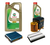 DENCKERMANN Controllo Set 6L CASTROL EDGE 5W-30 C3 Per Mazda CX-7 2.3 MZR