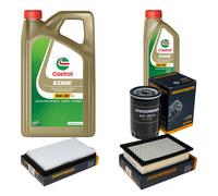 DENCKERMANN Controllo Set 6L CASTROL EDGE 5W-30 C3 Per Mazda Tribute 2.0 4WD