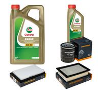 DENCKERMANN Controllo Set 6L CASTROL EDGE 5W-30 C3 Per Mazda Tribute 2.3 AWD