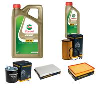 DENCKERMANN Controllo Set 6L CASTROL EDGE 5W-30 C3 Per Mercedes-Benz