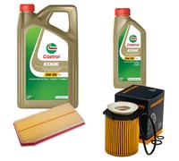 DENCKERMANN Controllo Set 6L CASTROL EDGE 5W-30 C3 Per Mercedes-Benz