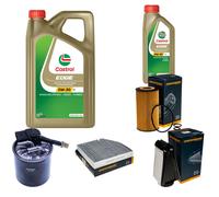 DENCKERMANN Controllo Set 6L CASTROL EDGE 5W-30 C3 Per Mercedes-Benz