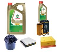 DENCKERMANN Controllo Set 6L CASTROL EDGE 5W-30 C3 Per Mercedes-Benz