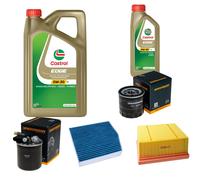 DENCKERMANN Controllo Set 6L CASTROL EDGE 5W-30 C3 Per Mercedes-Benz