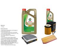 DENCKERMANN Controllo set 6L CASTROL EDGE 5W-30 C3 per Mercedes-Benz