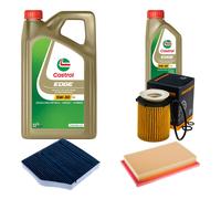 DENCKERMANN Controllo Set 6L CASTROL EDGE 5W-30 C3 Per Mercedes-Benz