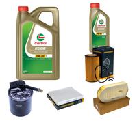 DENCKERMANN Controllo Set 6L CASTROL EDGE 5W-30 C3 Per Mercedes-Benz GLE 250