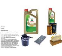 DENCKERMANN Controllo Set 6L CASTROL EDGE 5W-30 C3 Per Mercedes-Benz SLK 250