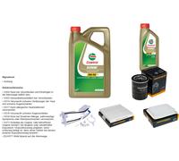 Denckermann Controllo Set 6L castrol edge 5W-30 C3 per Mitsubishi ASX 1.6