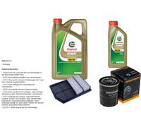 DENCKERMANN Controllo Set 6L CASTROL EDGE 5W-30 C3 Per Mitsubishi Eclipse