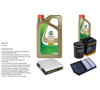 Denckermann Controllo Set 6L castrol edge 5W-30 C3 per Mitsubishi Eclissi
