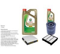Denckermann Controllo Set 6L castrol edge 5W-30 C3 per Mitsubishi L.