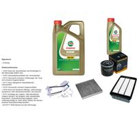DENCKERMANN Controllo set 6L CASTROL EDGE 5W-30 C3 per Mitsubishi Lancer