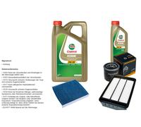 DENCKERMANN Controllo set 6L CASTROL EDGE 5W-30 C3 per Mitsubishi Lancer